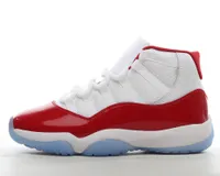 Jumpman 11 High Cherry Basketball Shoes White Varsity Red Black Real Carbon Fiber 11s Trainer Sports stylist Fashion Sneakers With Box
