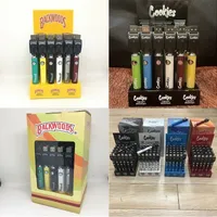 Newest Backwoods Cookies Law Battery Display kits 900mAh Vape Voltage Adjustable With Chargers Preheat Function 6 Colors 30pcs ct Per Display vertex