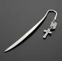 Bookmark Retro Vintage Cross Pendant Bookmarks Metal Alloy Document Book Mark Letter Opener Personalised Gift Bible Accessories2458393619