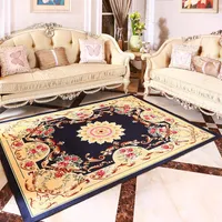 Tapis zeegle de style européen jacquard pour le salon maison super tapis de canapé antidérapant