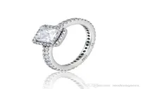 TIMELESS ELEGANCE Band silver rings cubic zirconia S925 Sterling fits for style bracelet and charms jewellery4152069