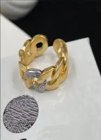 Eenvoudig ontworpen vrouwen Rome ringen Medusa hoofdportret klinknagel Griekenland meanderpatroon 18K vergulde mannen Medusa's open diamanten ring 8579895