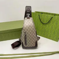 Frauen Taillenbeutel M￤nner Crossbody Casual Sporty Umh￤ngetasche M￤nnliche Brust Pack Messenger Mode Handtasche Leder N2441 SI277B