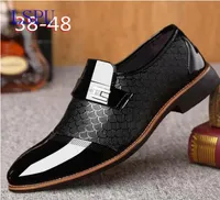 Dress Shoes Italian Black Formal Men Loafers Wedding Patent Leather Oxford For Chaussures Hommes En Cuir6422739
