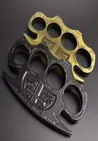 Verdickte und erweiterte Knöchelstuster Finger Tiger Sicherheit Selbstverteidigung Vier Finger Gelenk Selbstverteidigungsausrüstung Armband EDC BRACEL7025755