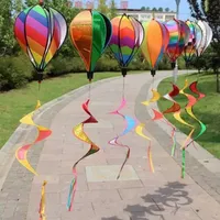Hot Air Balloon Windsock Decorative Outside Yard Garden Party Event DIY Color Wind Spinners Decoration P1206