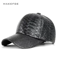 Fashion Baseball Cap Men fall faux Leather cap hip hop snapback Hats Adult Outdoor Father Gift9183468