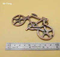 Bronze Color Metal Bike Puzzle Classic IQ Cast Ring Puzzle For Adults Children4094944