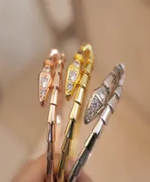 مصمم سوار الأفعى سوار الثعبان BANGLE BANGLES المجوهرات للنساء عالية الجودة 210L6854572