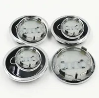 4pcs 77 -миллиметровый колесный концентратор Check Covers Center Cap ABS Black Silver Hub Caps Special для Q77451622