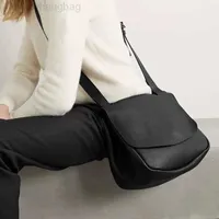 Designer väskor läder lilja da meis samma clamshell messenger väska mycket enkel läder singel axelväska stor kapacitetsklassisk tygväska