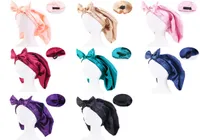Gaanieskl Gaps sombreros Bufandas Guantes de moda Aessories Satin Women Care Camor El￡stica Captura de sue￱o Long Sock Turban59995027