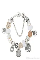 Designer Jewelry 925 Silver Bracelet Charm Bead fit Pandora tree of Life Pendants Slide Bracelets Beads European Style Charms Bead9872397
