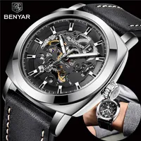 Benyar Men's Watches Top Brand Business Fashion Mechanical Wateleton Watch Watch Watch Watch Clock's Man Relogio M308B