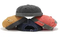 LDSLYJR Vintage Docker Cap Brimless Hat Breathable Beanie Hats Cotton Adjustable patchwork Landlord Sailor Cap Men and Women Hip H5771812