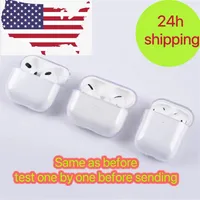 Voor AirPods Pro 2 3 Asselphones Accessoires Solid Silicone Protive Headphone Cover Apple Wireless Laying Case Earbuds met Retail Box
