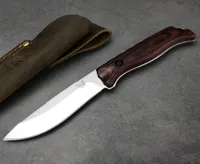 Benchmade 15002 Av eyer dağı skinner sabit bıçak bıçağı 42quot s30v damla noktası stabilize ahşap tutamaklar taktik kurtarma E2555695