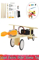 Wood Electric Glider Experiment Science Toys DIY Assembling Educational Toys for Children Improve Brain Ability Gifts9983662