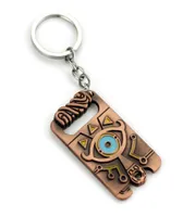 Legend of Zelda Keychain Sheikah Slate Pendant Handmade Keyring Breath of the Wild Game Jewelry key Holder llavero zelda COSPLAY12516533