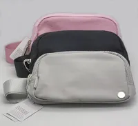 LL Mini Belt Bag Bag Outdoor Crossbody Bag Women Men Men Weist Bags Relable Strap Zip Fanny Pack5045310