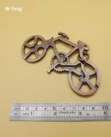 Bronze Color Metal Bike Puzzle Classic IQ Cast Ring Puzzle For Adults Children6687983