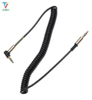 35 Jack AUX Audio Cable 35MM Male to Male Cable For Phone Car Speaker MP4 Headphone 2M Jack 35 Spring Audio Cables 100pcslot3251073