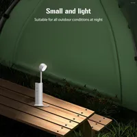 Table Lamps Foldable Reading Book Lamp Strong Light Cordless Retractable Energy Saving With Phone Holder Outdoor Lighting