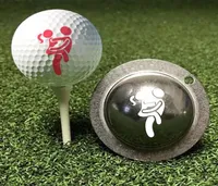 Golf Balls Ball Line Marker Stencil Steel Drawing Mold Alignment Mark Signal Plotter Outdoor Sport Tool3263429