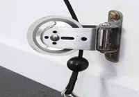 Tillbeh￶r V￤ggmonterad konditionskivor Kabel Maskin System Utrustning Roterande tyst lagerhjul med skruv f￶r gymnastikshus 3804177