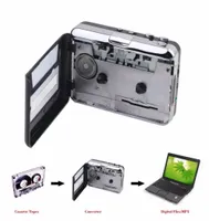1pcs Portable USB Cassette Tape to MP3 PC Converter Capture Stereo Audio Music Player Color Silver7561671