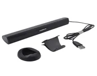 Taşınabilir Hoparlörler Dizüstü Bilgisayar Subwoofer için Ikanoo Notook PC TV ile Uyumlu Sesli Sesli Sesli Sesli ve Kablolu Mini Ses Barblack8614465