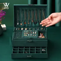 Jewelry Stand WE Box Ring Necklace Earring Holder Storage Case Organizer Gifts joyeros organizador de joyas 221205