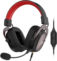 Redragon h510 zeus wired play headset 71 surround sound foam ear pillow memory with removable microphone for pcps4 and xbox one8358083