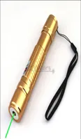 GX2A 532nm Gold Adjustable Focus Green Laser Pointer Lzser torch pen visible beam3315156