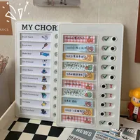 Christmas Decorations Daily Task Planning Board Detachable Chores Checklist Wall Hanging Memo Plastic Multi Purpose Student s 221206