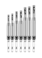 Professional Hand Tool Sets 16Pcs Self Centering Drill Bit Set With 1 Hex Key For Woodworking Window Door Hinges Replacement Bits6895755