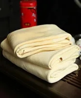 Toalla de limpieza de secado Toalla de cuero genuino natural Lavado de toallas absorbente de cuero shammy
