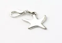 Dancing Smooth Sea Star Starfish Charms Heart 100pcslot 14x315mm Tibetan Silver Floating Lobster Clasps For Glass Living C1179841701