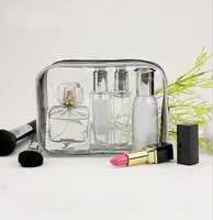DesignerNew Fashion Clear Toiletry Makeup Bags PVC Plastic Travel Cosmetic Bag with Zipper Portable Designer Cosmetic Pouch6779741