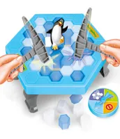 Save Penguin Knock Ice Block Interactive Family Game Penguin Trap Puzzle Table Games Balance I Broken Ice Cubes Puzzle Toys Deskto4359352