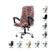 Chair Covers Computer Office Cover Universal Stretch Rotating Seat Work For Spandex Swivel Slipcovers Armchair Case