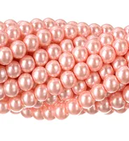 Tsunshine 200st Glass Pearl Beads Loose Spacer Round Tjeckisk liten satin Luster Handgjorda p￤rlor f￶r DIY Craft Neckla5104009