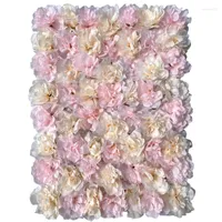 Party Decoration Artificial Flowers Wall Anniversaire Holiday Celebration Silk Flower Panels Pography Props Customized