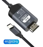 Audio Cables Connectors Type C к кабелю 4K60HZ Uhduhr USB для Huawei P30 P40 Pro S10 MacBook4463462