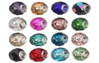 Hela imitation Cat Eye Flat Bead Diy Accessories Diamond Beading Eloy Big Hole Loose Pärlor Glaspärl Charms Pandora Bracele1157021
