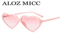 Aloz MICC 패션 하트 선글라스 여성 브랜드 디자이너 레트로 핑크 레드 블랙 러브 하트 하트 하트 햇빛 안경 UV400 A5521150897