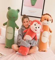 cartoon Forest animal cylindrical pillow long soft plush toy doll lazy toy children039s gift9091131