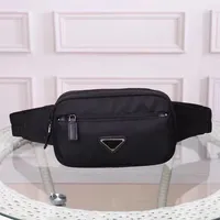 Mens Diagonal Belt Bag Waist Bags Messenger Fanny Pack Bumbag PVC Unisex Plain Casual Single Zipper Grid Adjustable Shoulder Strap232s