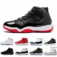 2023 Jumpman 11s Basketball Shoes Mens women 11 Concord Zapatos 25th Anniversary Men Sneakers Bred Platinum Tint Space Jam Gym Trainers sports JORDON