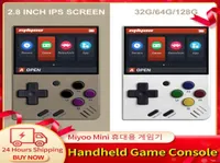 Miyoo Mini 28 inç IPS Retro Video Oyun Konsolu Protable Handligd Oyuncular Üretilen 2500 Klasik Oyun Hediyesi Çocuklar İçin H2204265099883